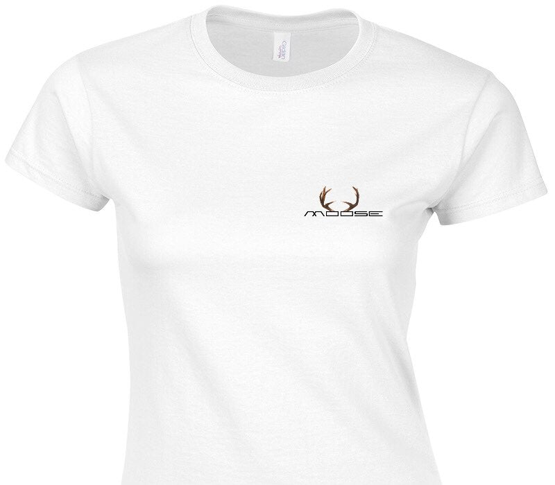 Custom Womens Soft Style 100% Cotton White T-Shirt