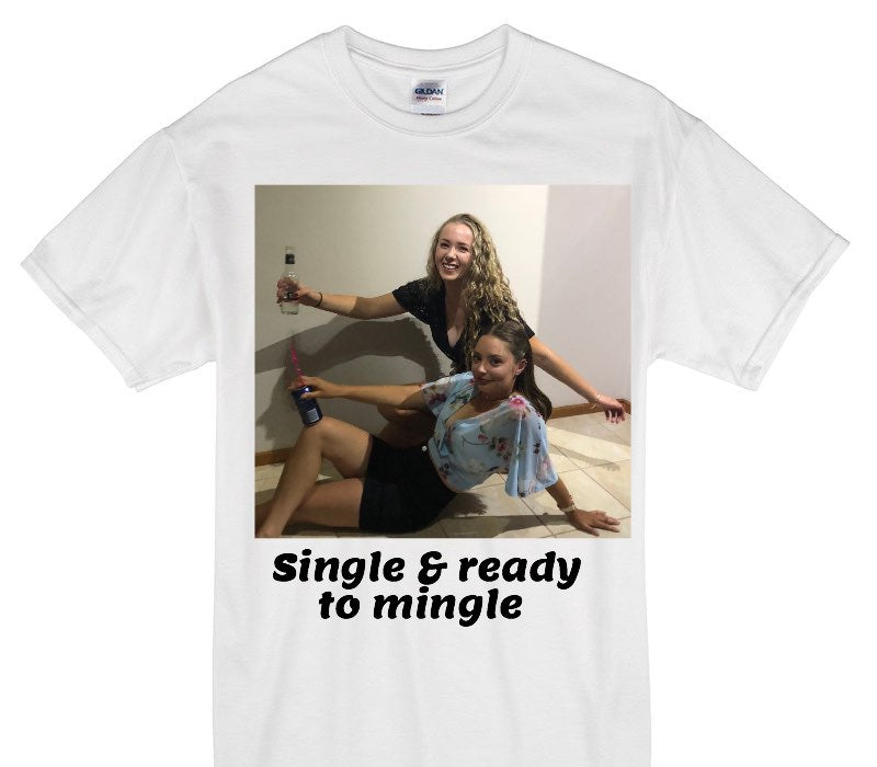 Custom Gildan 100% Cotton White T-Shirt