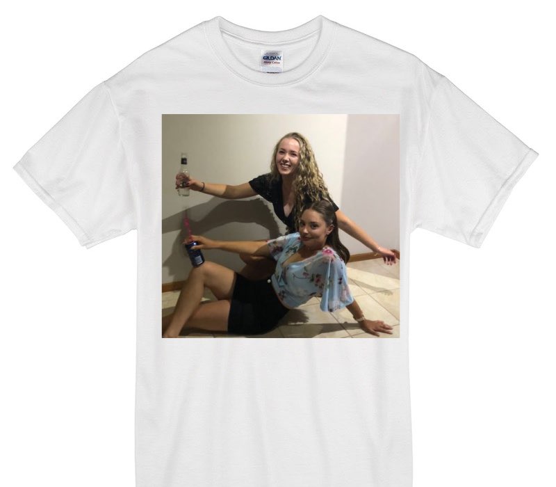 Custom Gildan 100% Cotton White T-Shirt