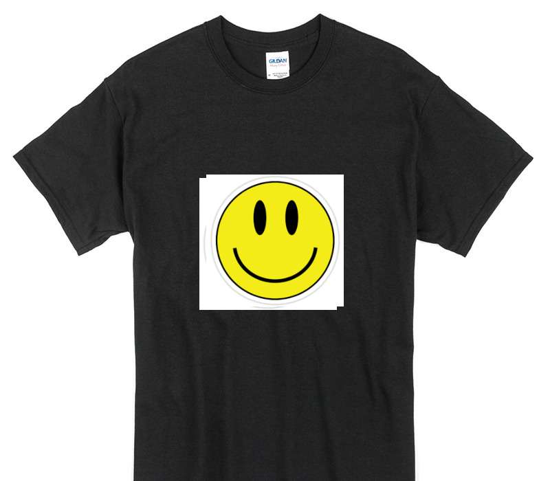 Custom Gildan 100% Cotton Black T-Shirt