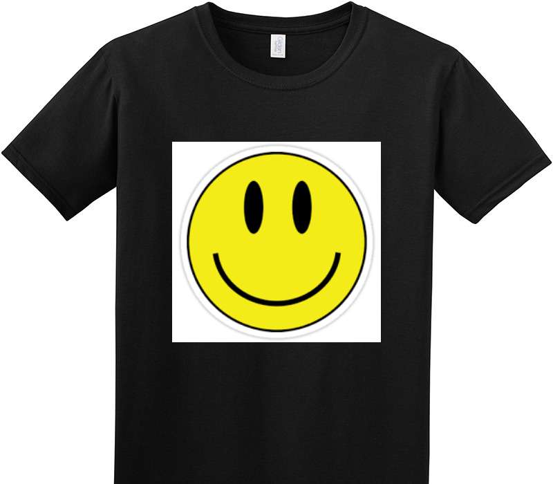 Custom Adult Soft Style 100% Cotton Black T-Shirt
