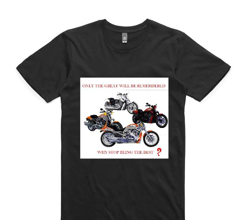Custom AS Colour 100% Cotton Black T-Shirt