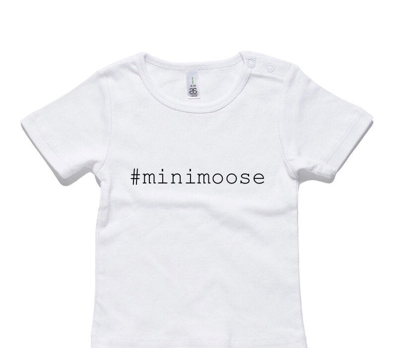 Custom AS Colour White Baby T-Shirt