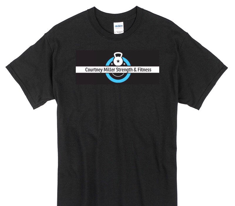 Custom Gildan 100% Cotton Black T-Shirt