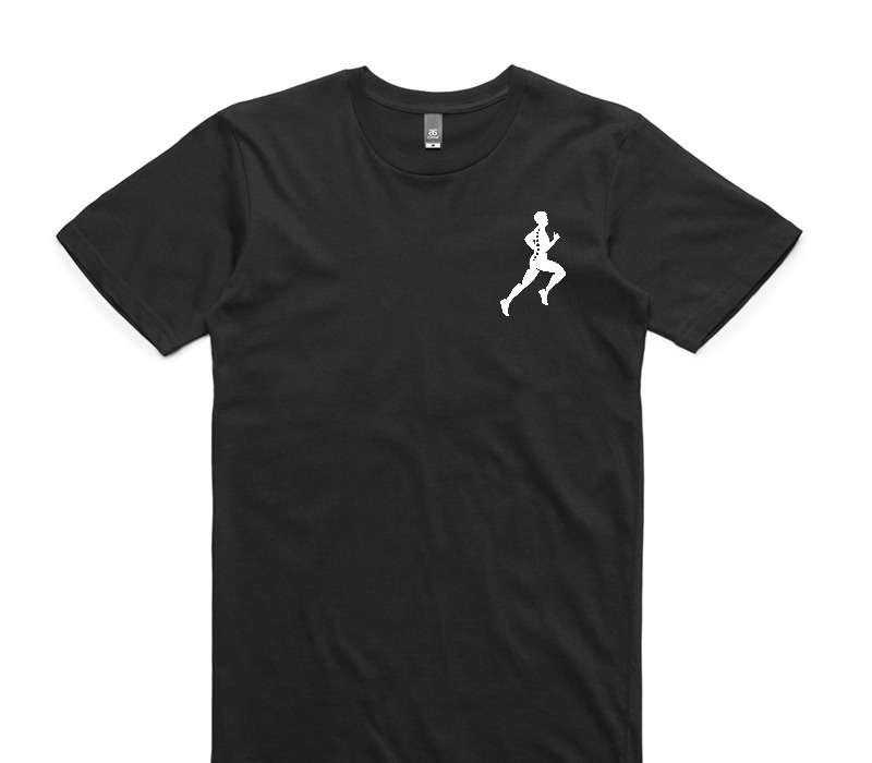 Custom AS Colour 100% Cotton Black T-Shirt