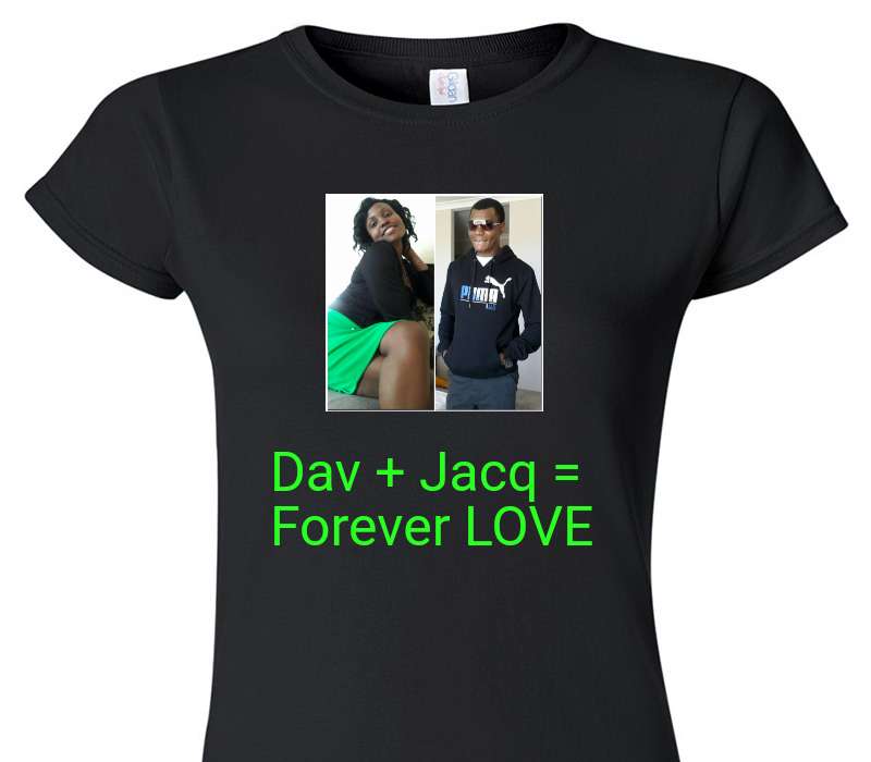 Custom Womens Soft Style 100% Cotton Black T-Shirt