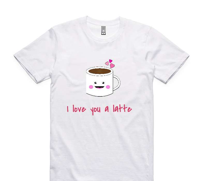 Custom AS Colour 100% Cotton White T-Shirt