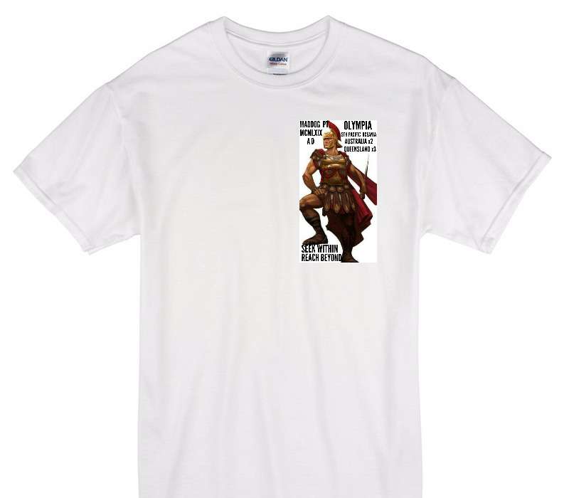Custom Gildan 100% Cotton White T-Shirt