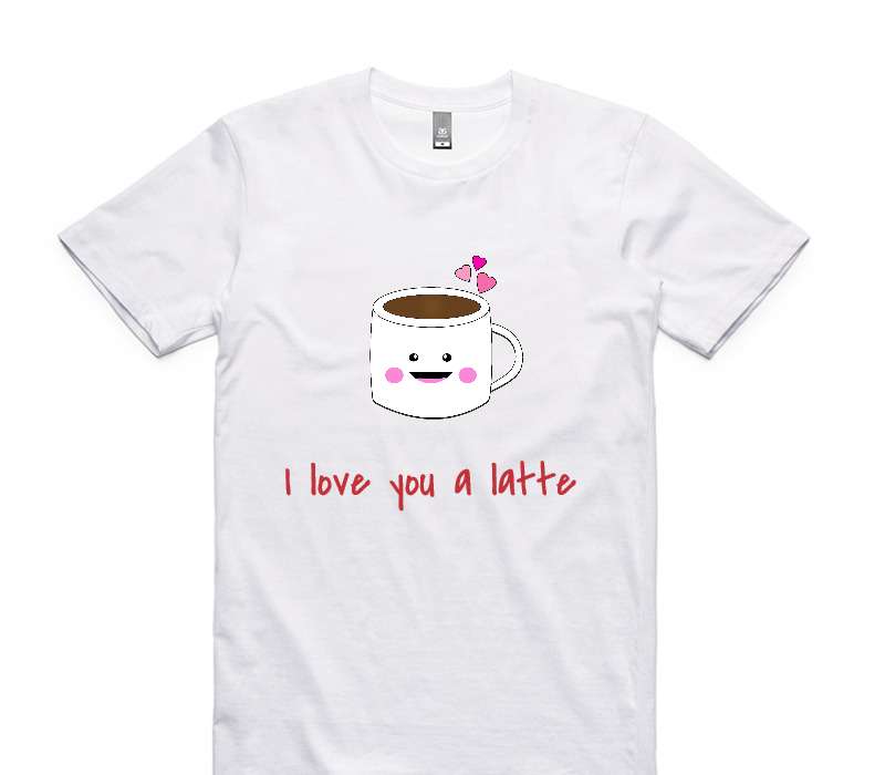 Custom AS Colour 100% Cotton White T-Shirt