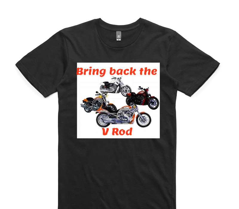 Custom AS Colour 100% Cotton Black T-Shirt