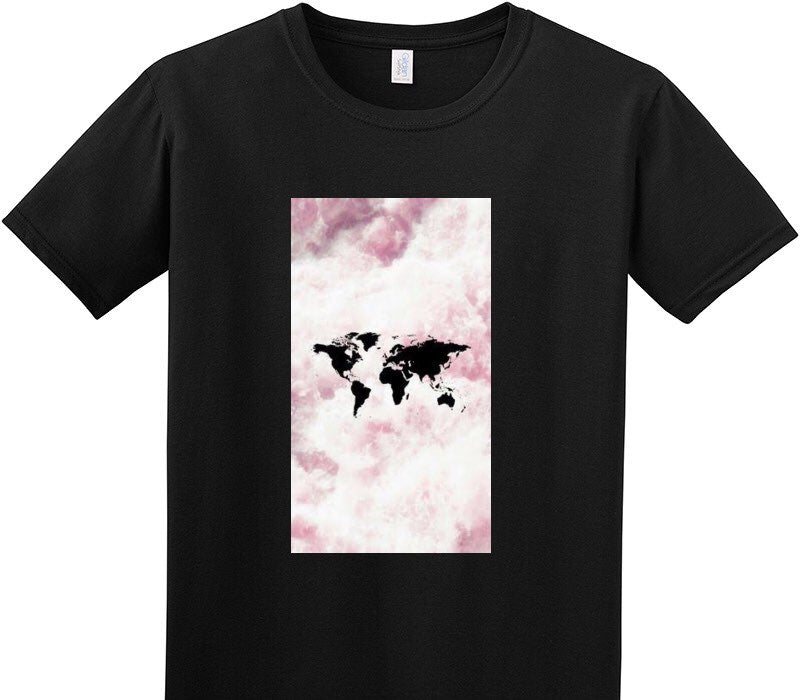 Custom Adult Soft Style 100% Cotton Black T-Shirt