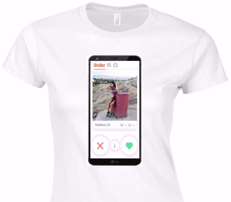 Custom Womens Soft Style 100% Cotton White T-Shirt