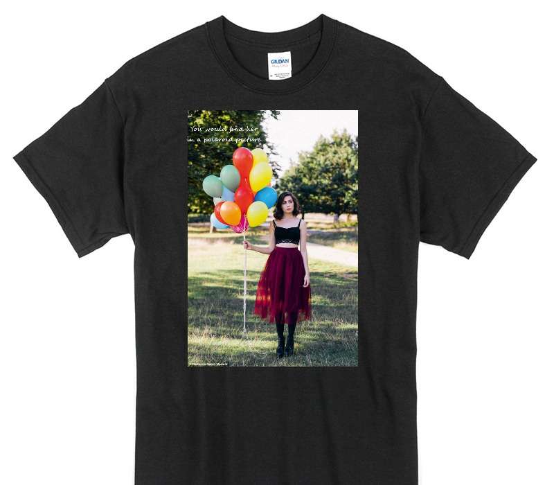 Custom Gildan 100% Cotton Black T-Shirt