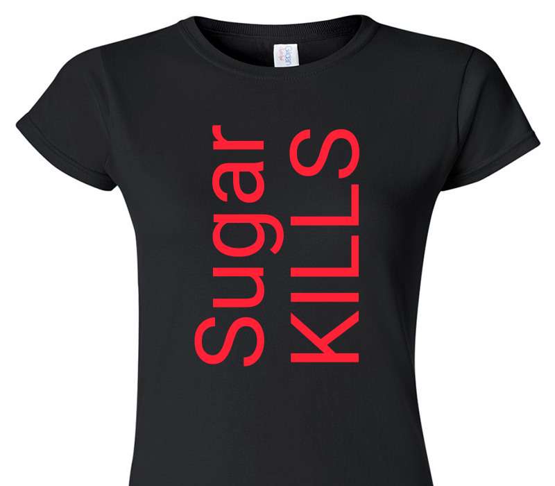 Custom Womens Soft Style 100% Cotton Black T-Shirt