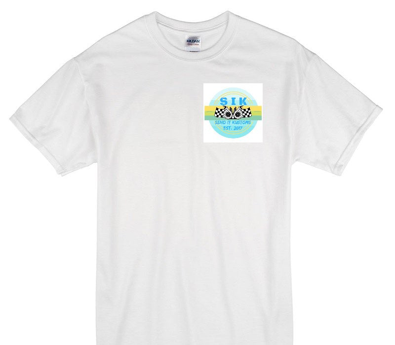 Custom Gildan 100% Cotton White T-Shirt