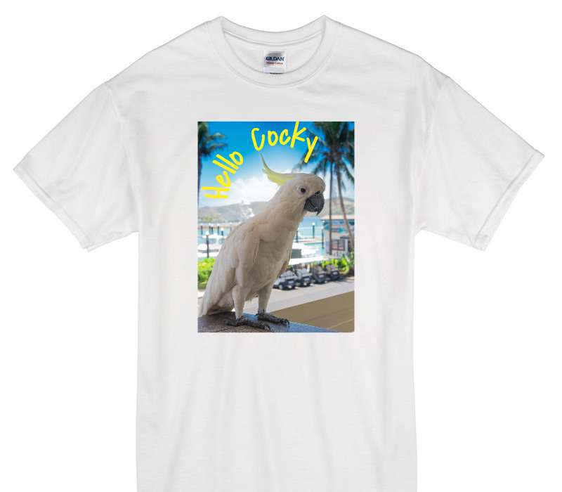 Custom Gildan 100% Cotton White T-Shirt