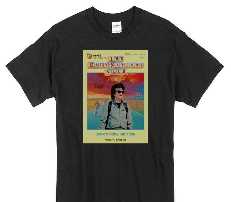 Custom Gildan 100% Cotton Black T-Shirt