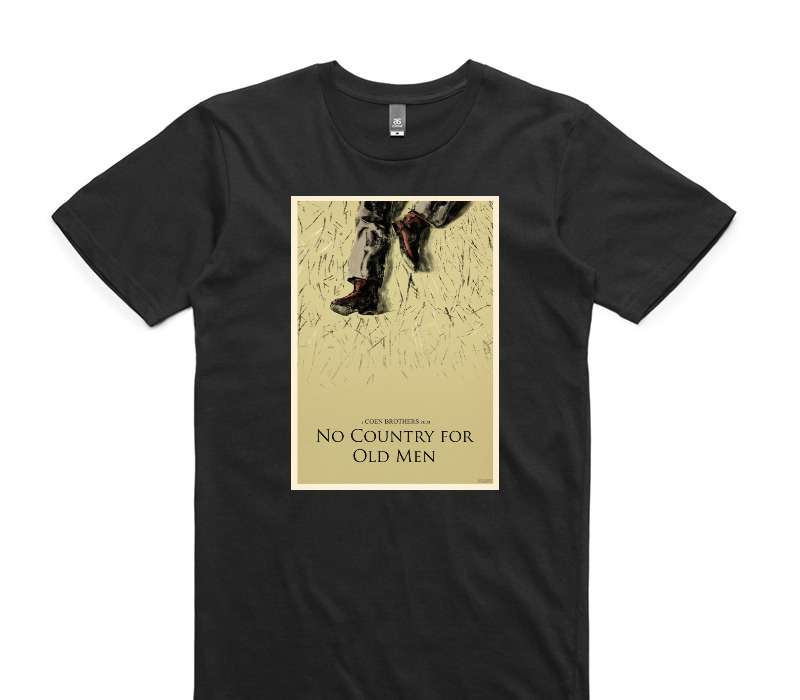 Custom AS Colour 100% Cotton Black T-Shirt