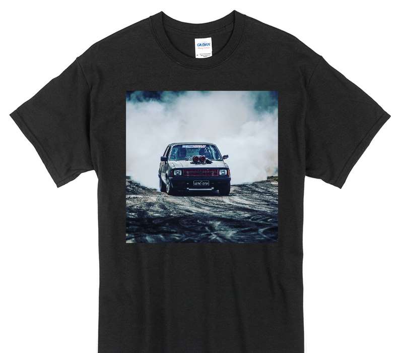 Custom Gildan 100% Cotton Black T-Shirt
