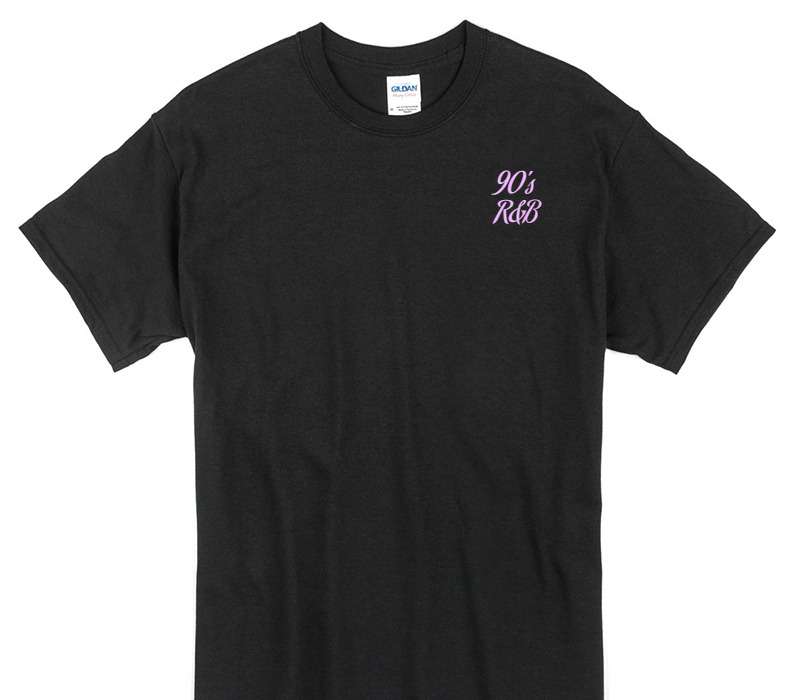 Custom Gildan 100% Cotton Black T-Shirt