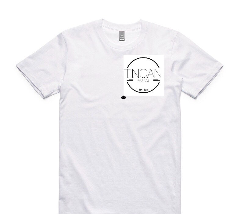 Custom AS Colour 100% Cotton White T-Shirt