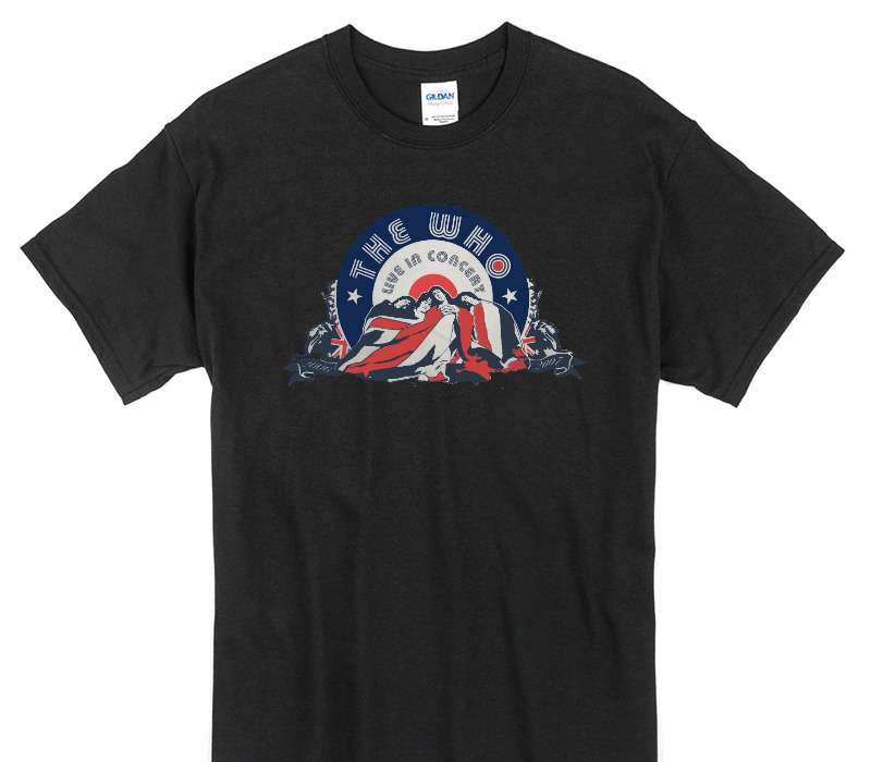 Custom Gildan 100% Cotton Black T-Shirt
