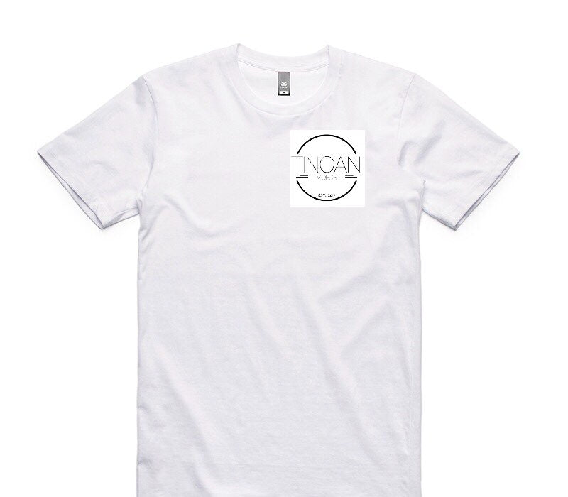 Custom AS Colour 100% Cotton White T-Shirt