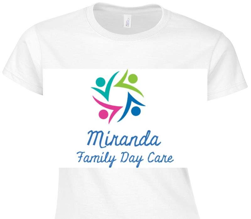 Custom Womens Soft Style 100% Cotton White T-Shirt