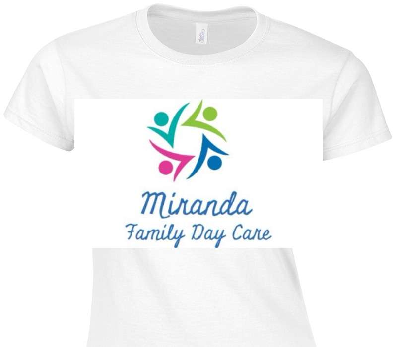 Custom Womens Soft Style 100% Cotton White T-Shirt