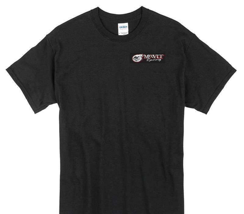 Custom Gildan 100% Cotton Black T-Shirt