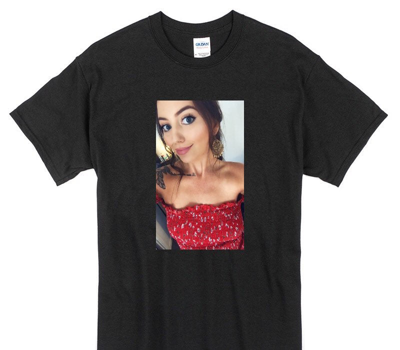 Custom Gildan 100% Cotton Black T-Shirt