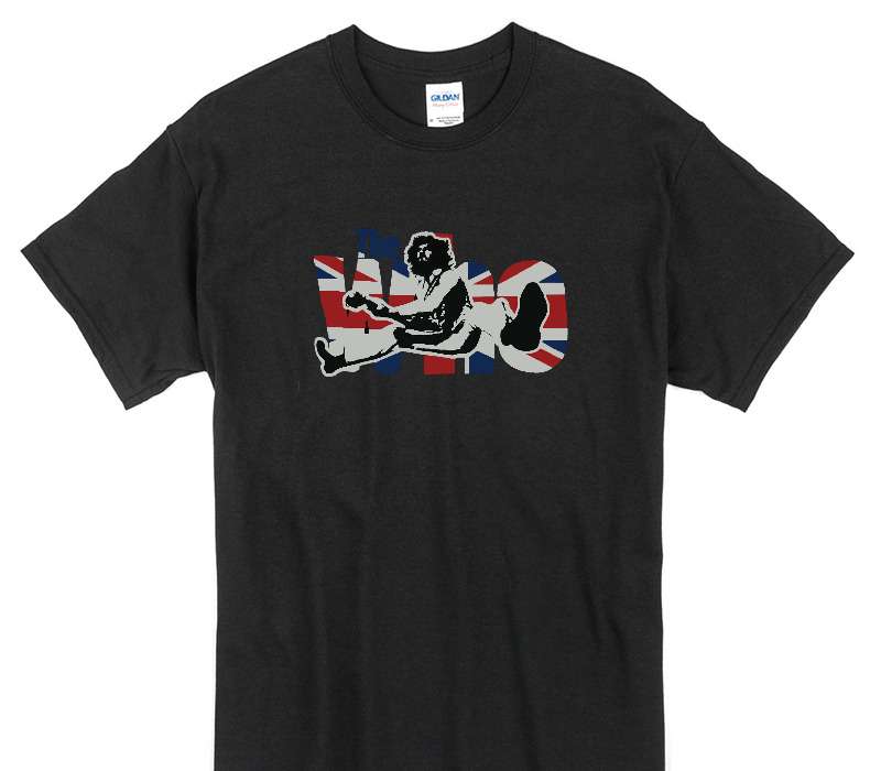 Custom Gildan 100% Cotton Black T-Shirt