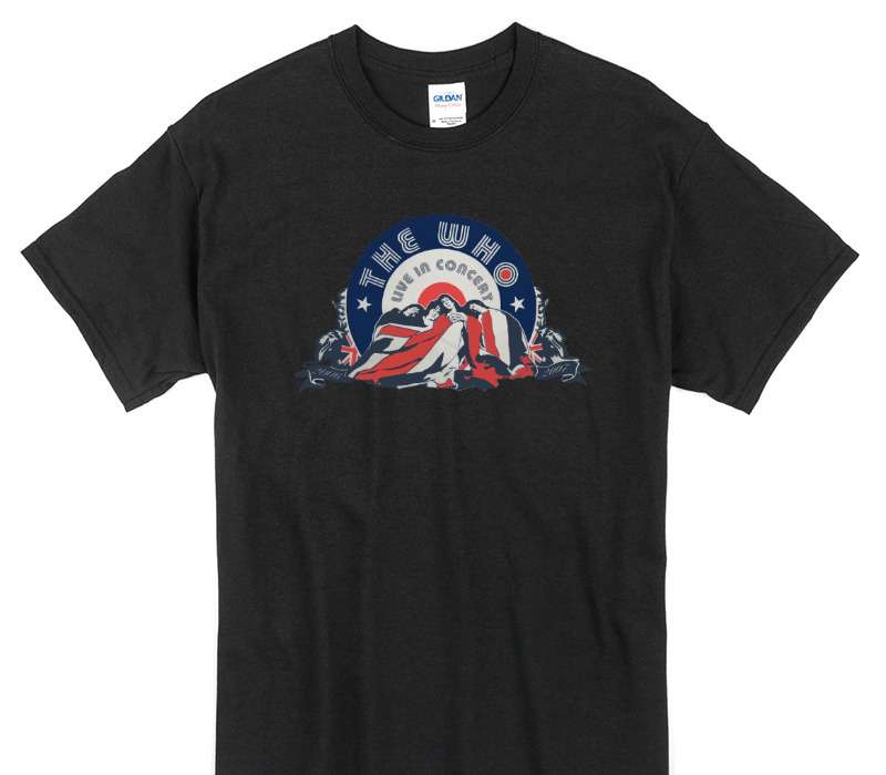 Custom Gildan 100% Cotton Black T-Shirt
