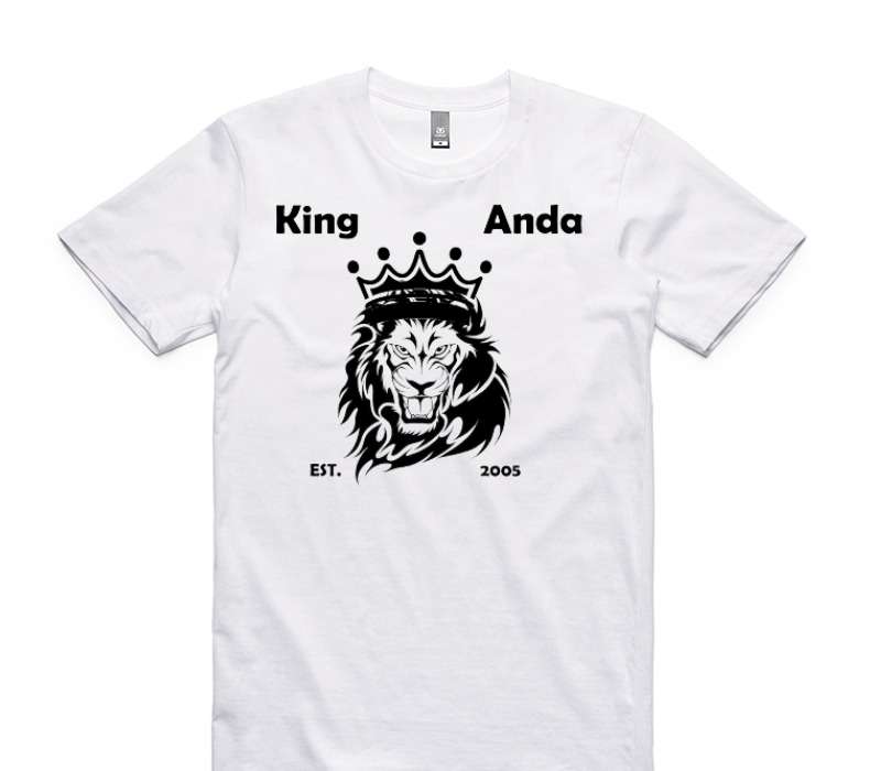 Custom AS Colour 100% Cotton White T-Shirt