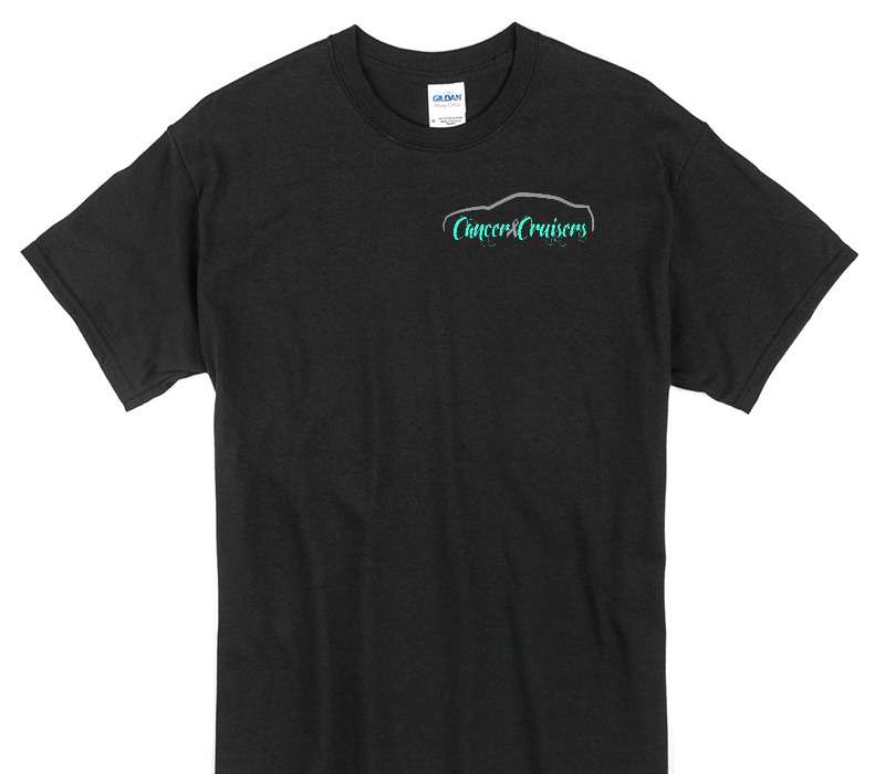 Custom Gildan 100% Cotton Black T-Shirt