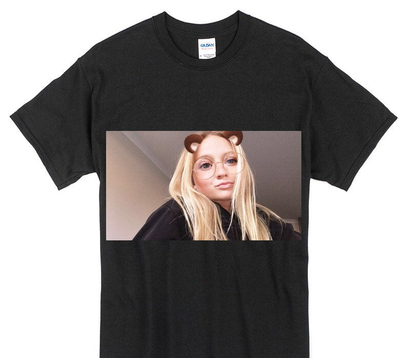 Custom Gildan 100% Cotton Black T-Shirt