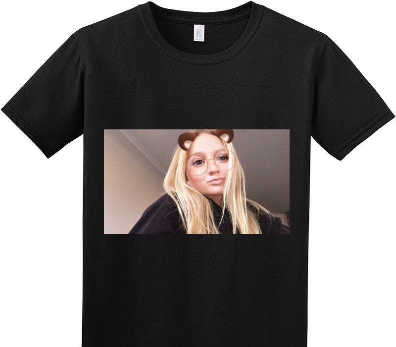 Custom Adult Soft Style 100% Cotton Black T-Shirt