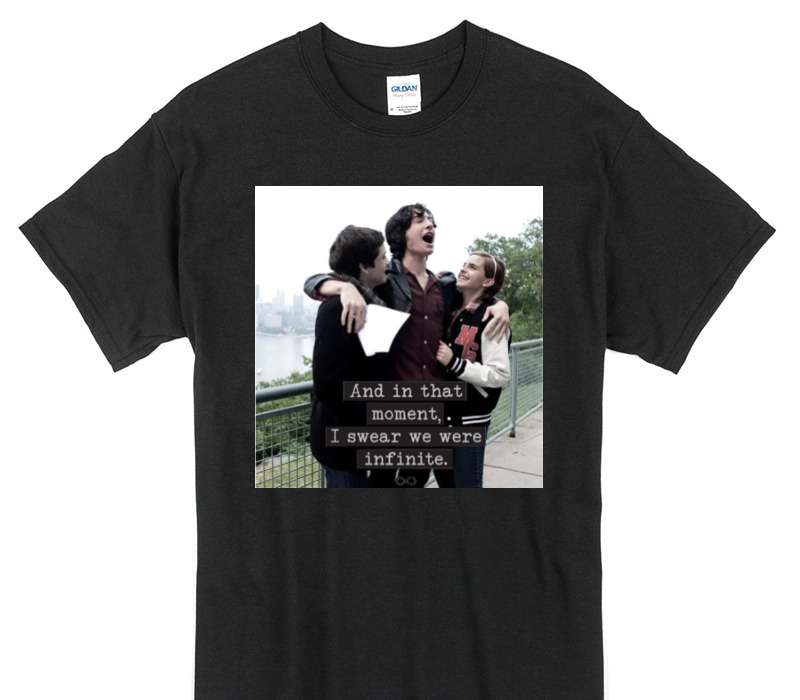 Custom Gildan 100% Cotton Black T-Shirt