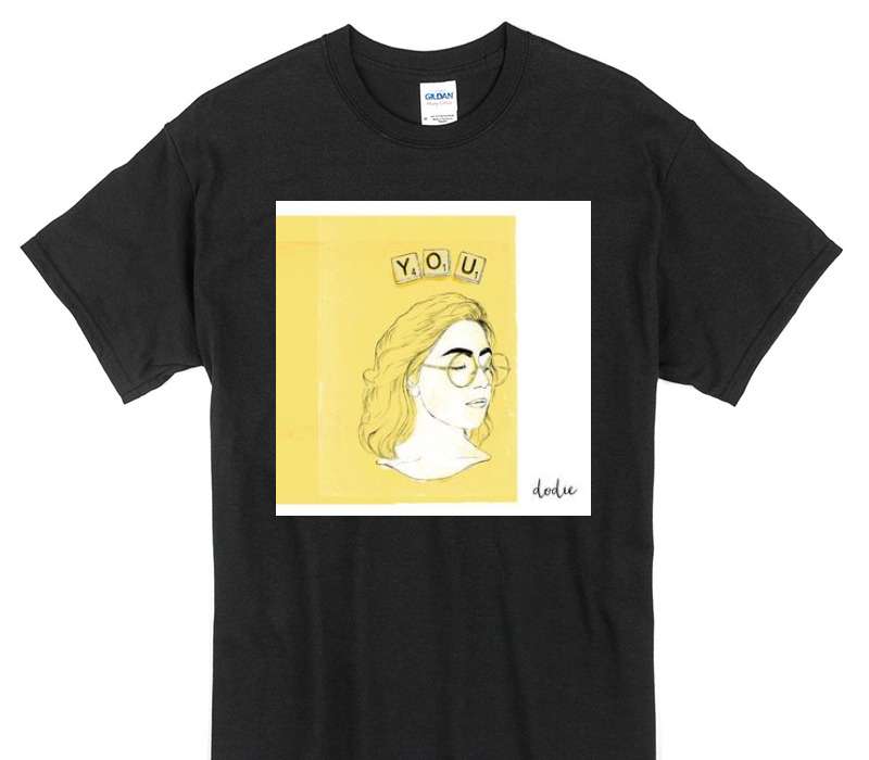 Custom Gildan 100% Cotton Black T-Shirt