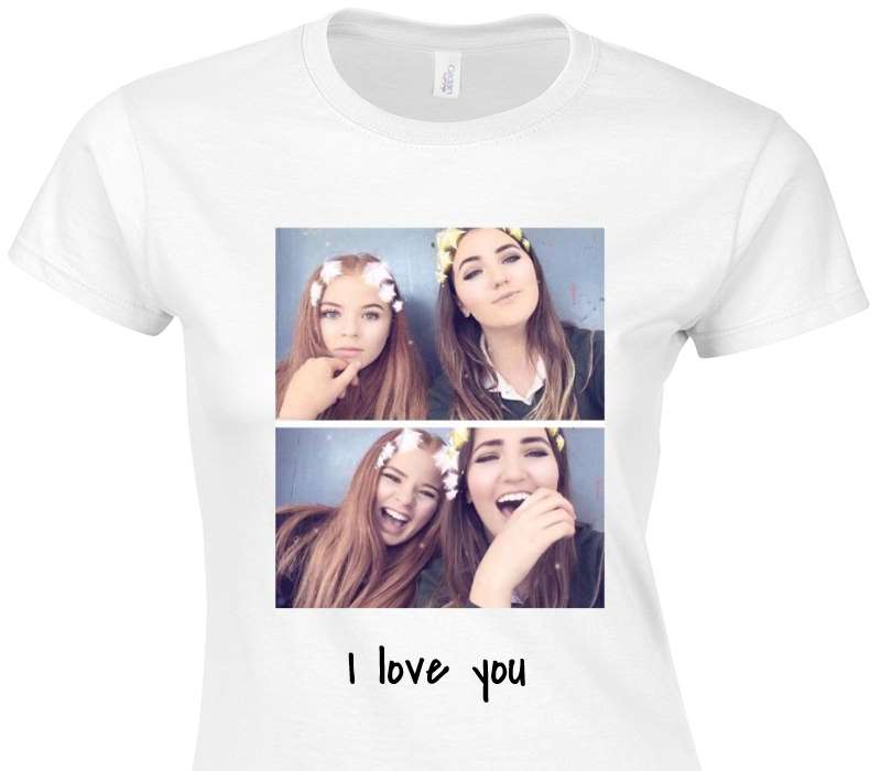 Custom Womens Soft Style 100% Cotton White T-Shirt