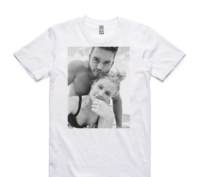 Custom AS Colour 100% Cotton White T-Shirt