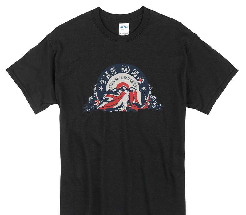 Custom Gildan 100% Cotton Black T-Shirt