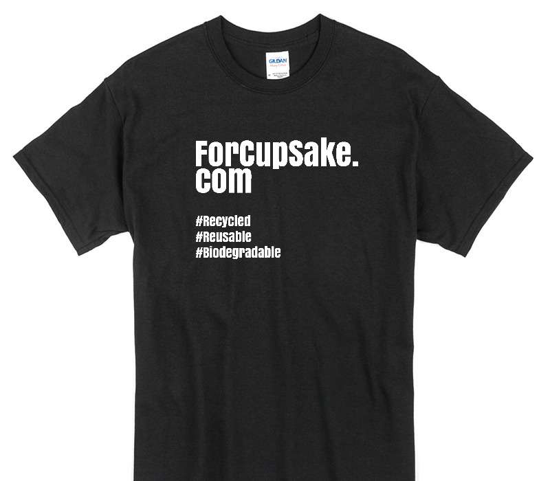Custom Gildan 100% Cotton Black T-Shirt
