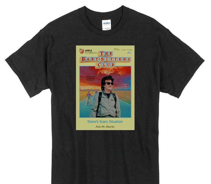 Custom Gildan 100% Cotton Black T-Shirt