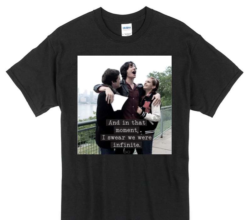 Custom Gildan 100% Cotton Black T-Shirt