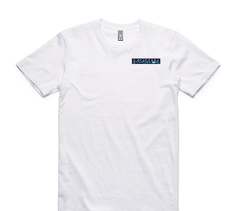 Custom AS Colour 100% Cotton White T-Shirt