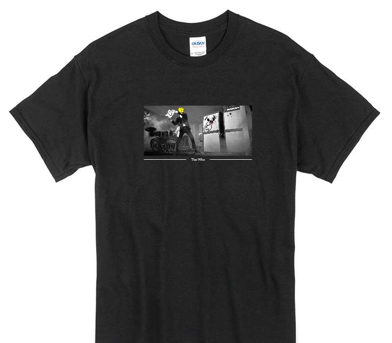 Custom Gildan 100% Cotton Black T-Shirt