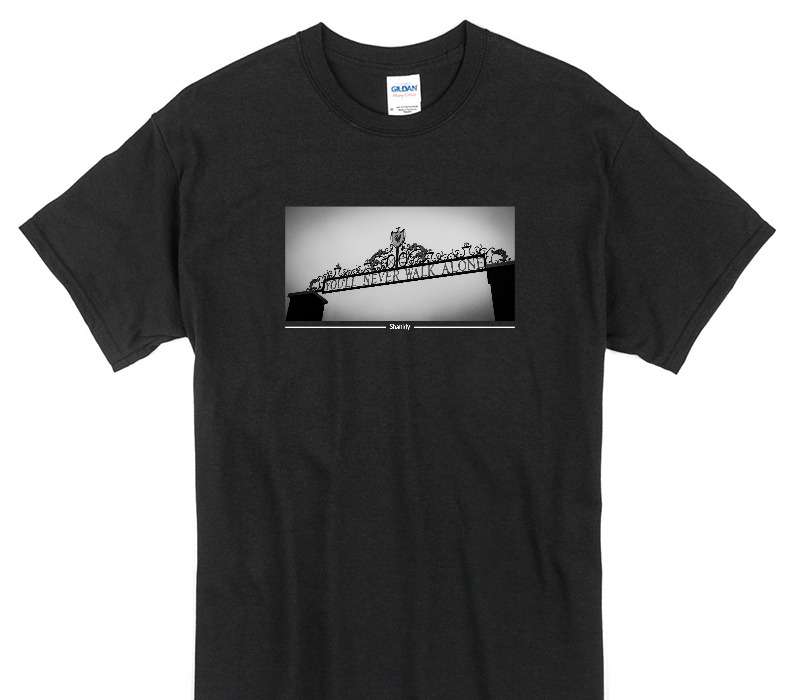 Custom Gildan 100% Cotton Black T-Shirt