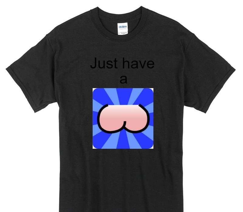 Custom Gildan 100% Cotton Black T-Shirt