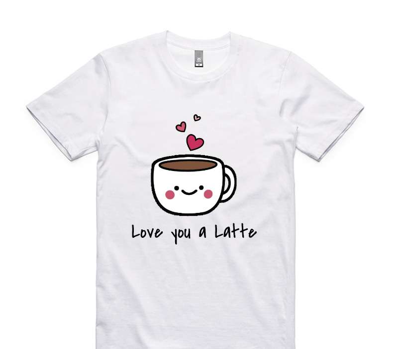 Custom AS Colour 100% Cotton White T-Shirt